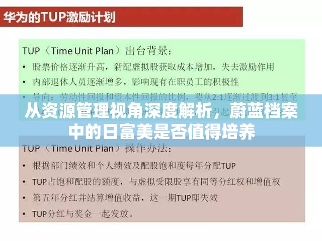 从资源管理视角深度解析，蔚蓝档案中的日富美是否值得培养