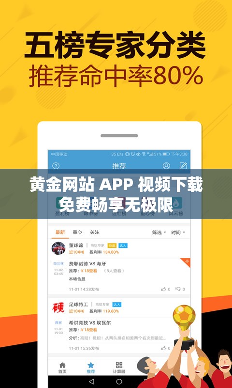 黄金网站 APP 视频下载免费畅享无极限