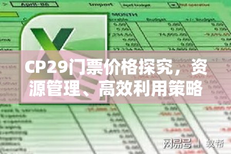 CP29门票价格探究，资源管理、高效利用策略以实现价值最大化