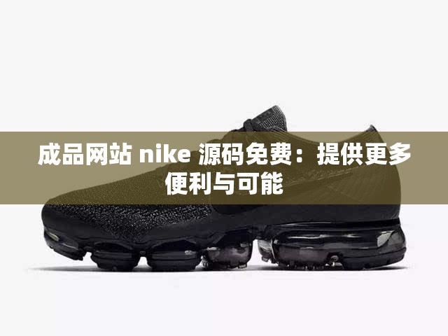 成品网站 nike 源码免费：提供更多便利与可能