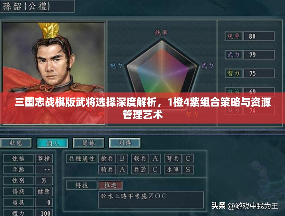 三国志战棋版武将选择深度解析，1橙4紫组合策略与资源管理艺术