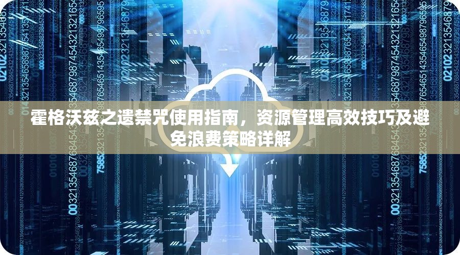 霍格沃兹之遗禁咒使用指南，资源管理高效技巧及避免浪费策略详解