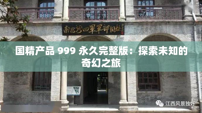 国精产品 999 永久完整版：探索未知的奇幻之旅