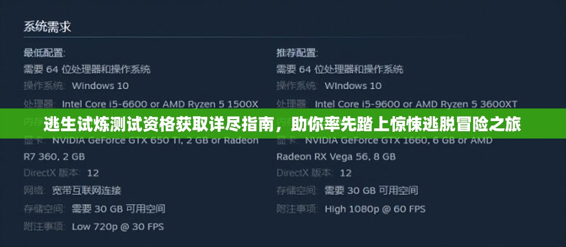 逃生试炼测试资格获取详尽指南，助你率先踏上惊悚逃脱冒险之旅