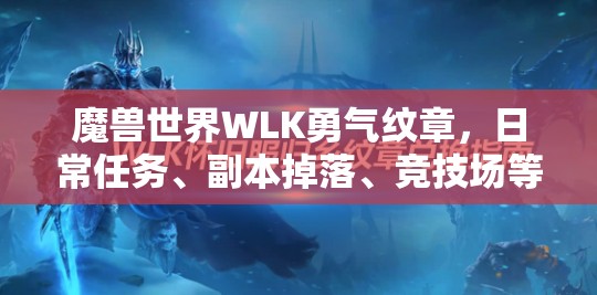 魔兽世界WLK勇气纹章，日常任务、副本掉落、竞技场等多途径获取全揭秘