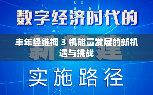 丰年经继拇 3 机能量发展的新机遇与挑战