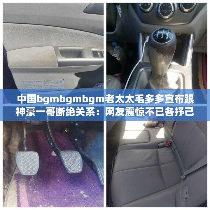 中国bgmbgmbgm老太太毛多多宣布跟神豪一哥断绝关系：网友震惊不已各抒己见