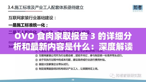 OVO 食肉家取报告 3 的详细分析和最新内容是什么：深度解读与全面剖析