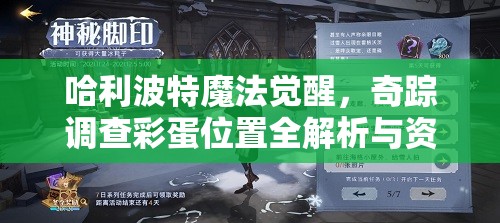 哈利波特魔法觉醒，奇踪调查彩蛋位置全解析与资源管理艺术指南