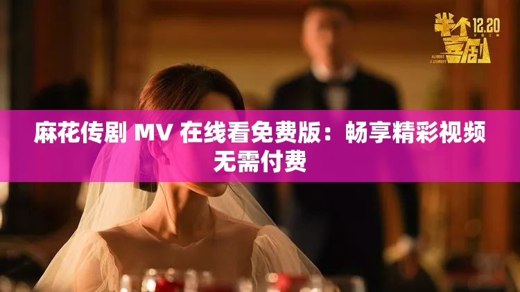 麻花传剧 MV 在线看免费版：畅享精彩视频无需付费