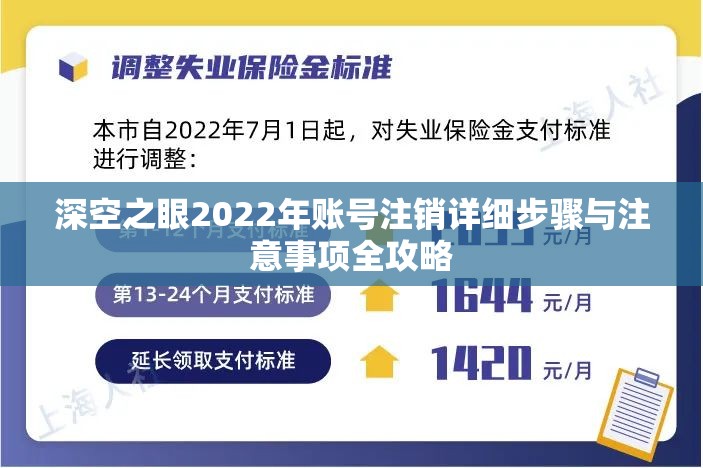 深空之眼2022年账号注销详细步骤与注意事项全攻略