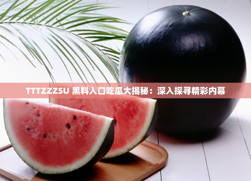 TTTZZZSU 黑料入口吃瓜大揭秘：深入探寻精彩内幕