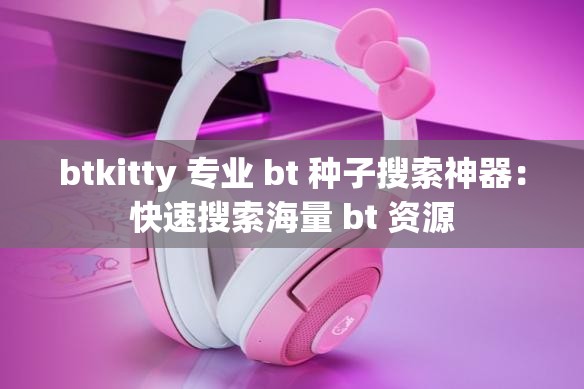 btkitty 专业 bt 种子搜索神器：快速搜索海量 bt 资源