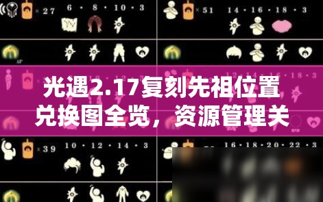 光遇2.17复刻先祖位置兑换图全览，资源管理关键性及高效实战利用策略