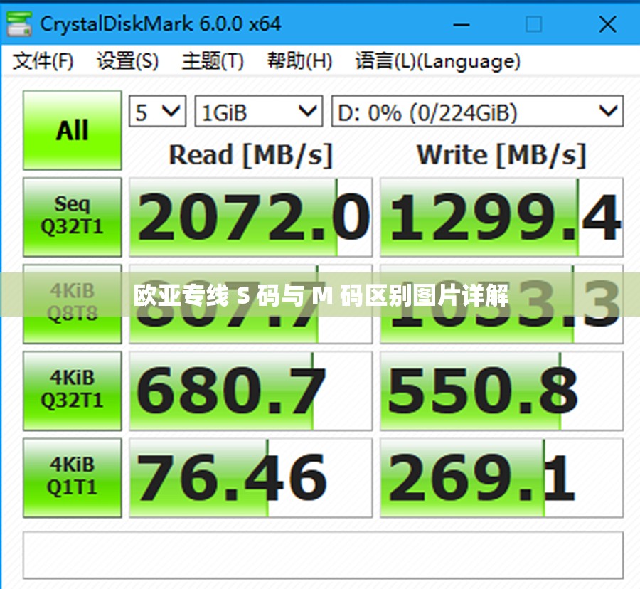 欧亚专线 S 码与 M 码区别图片详解