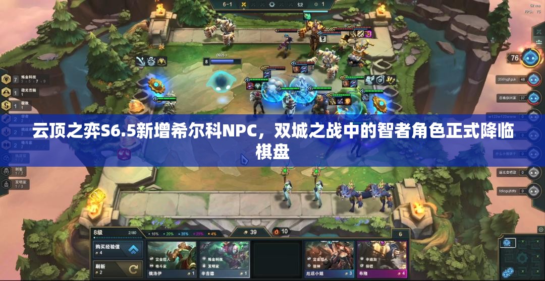 云顶之弈S6.5新增希尔科NPC，双城之战中的智者角色正式降临棋盘