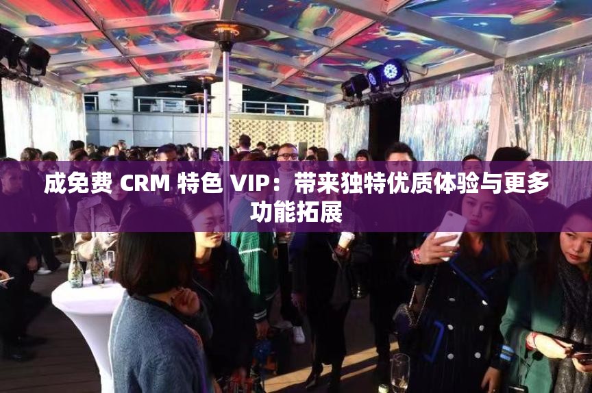 成免费 CRM 特色 VIP：带来独特优质体验与更多功能拓展