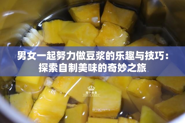 男女一起努力做豆浆的乐趣与技巧：探索自制美味的奇妙之旅