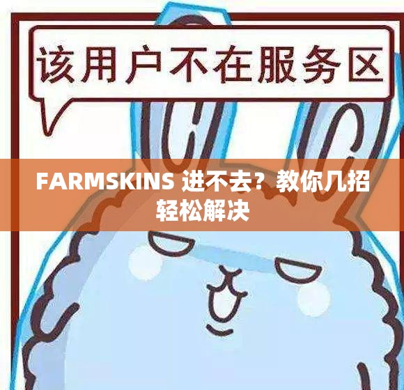 FARMSKINS 进不去？教你几招轻松解决