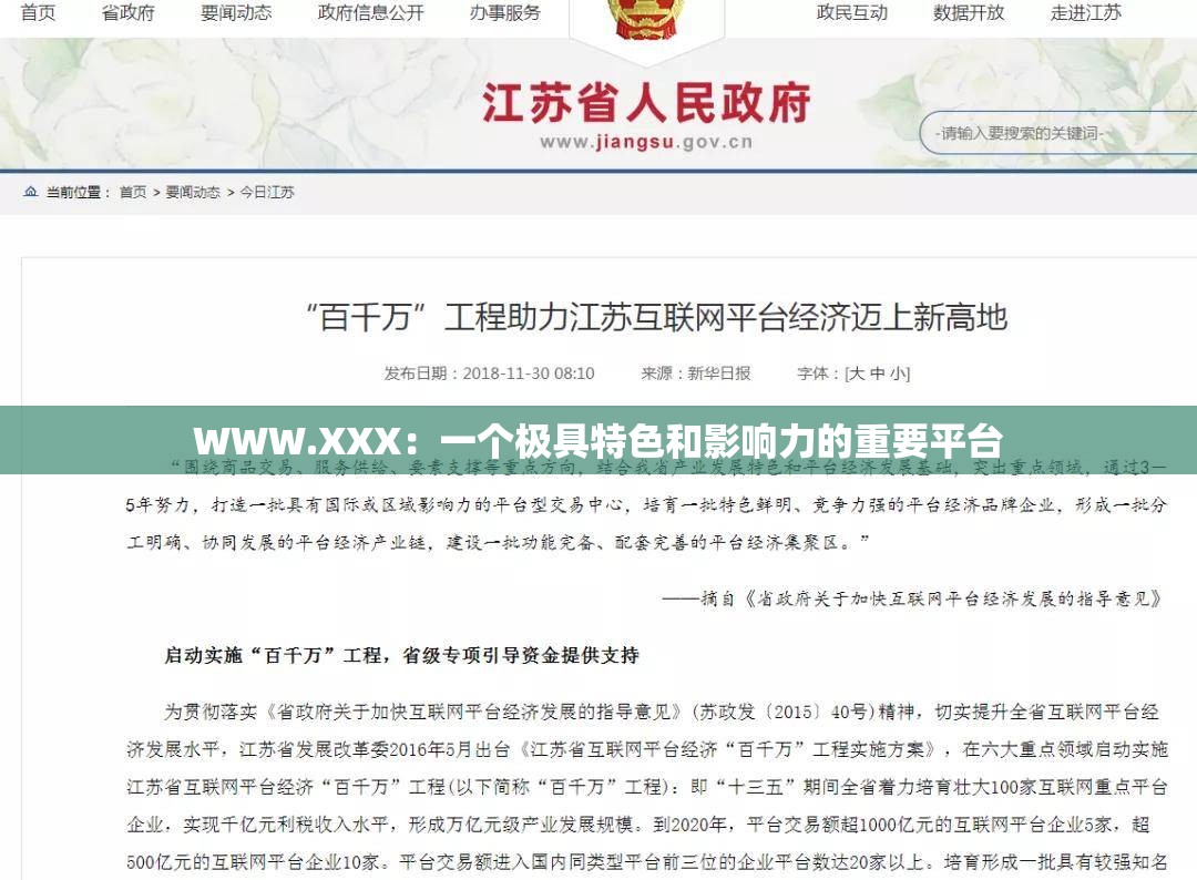 WWW.XXX：一个极具特色和影响力的重要平台