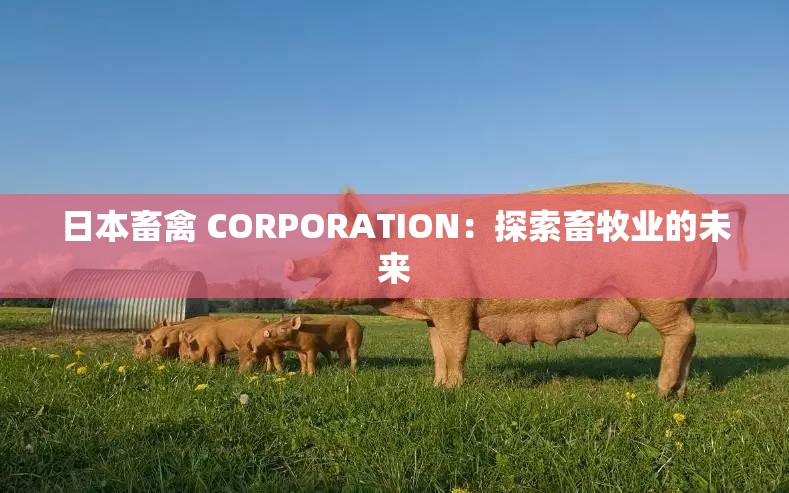 日本畜禽 CORPORATION：探索畜牧业的未来