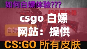 csgo 白嫖网站：提供超多免费福利与惊喜