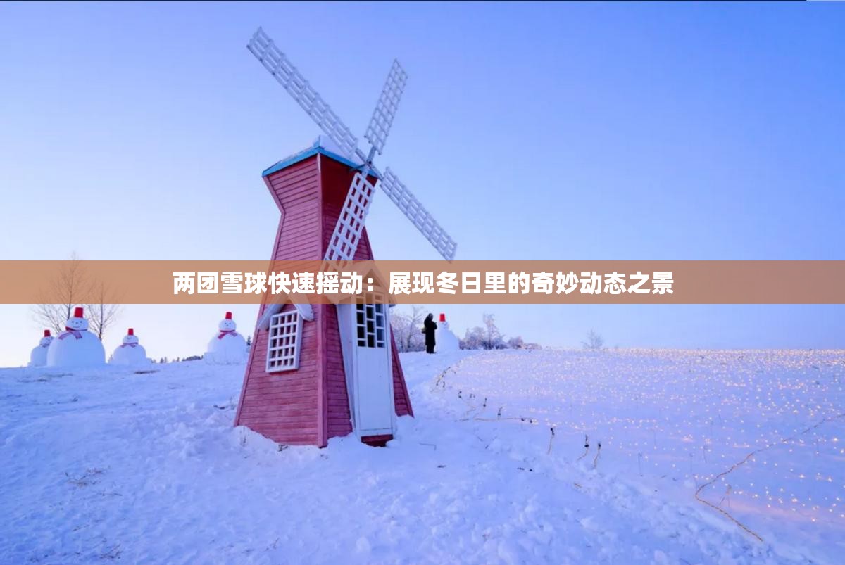 两团雪球快速摇动：展现冬日里的奇妙动态之景