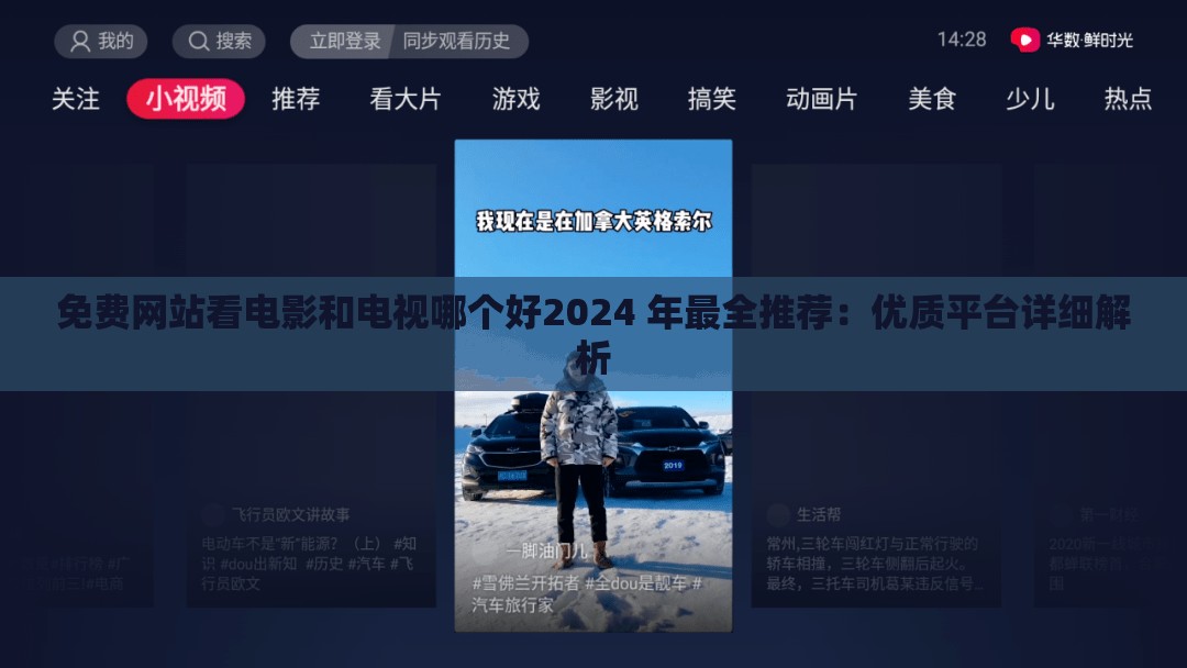 免费网站看电影和电视哪个好2024 年最全推荐：优质平台详细解析