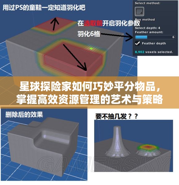 星球探险家如何巧妙平分物品，掌握高效资源管理的艺术与策略