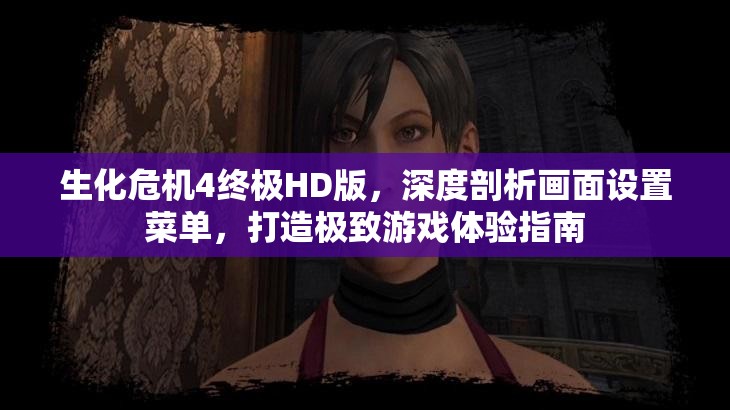 生化危机4终极HD版，深度剖析画面设置菜单，打造极致游戏体验指南