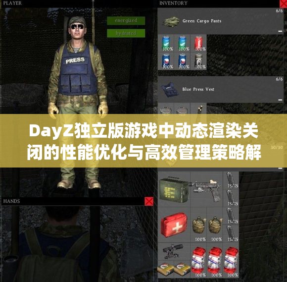 DayZ独立版游戏中动态渲染关闭的性能优化与高效管理策略解析