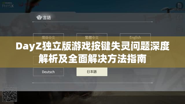 DayZ独立版游戏按键失灵问题深度解析及全面解决方法指南