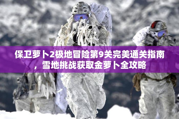 保卫萝卜2极地冒险第9关完美通关指南，雪地挑战获取金萝卜全攻略