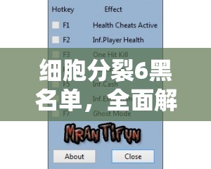 细胞分裂6黑名单，全面解析按键设置，优化资源管理以实现高效利用并避免浪费