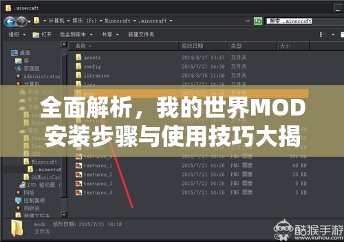 全面解析，我的世界MOD安装步骤与使用技巧大揭秘指南