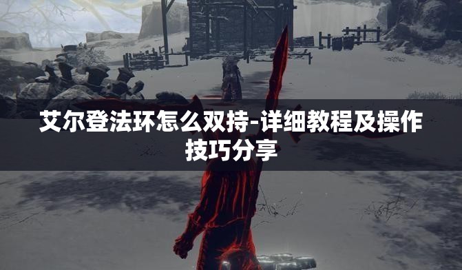 艾尔登法环怎么双持-详细教程及操作技巧分享