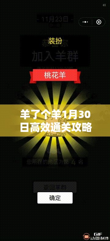 羊了个羊1月30日高效通关攻略，掌握流程优化与资源管理艺术详解