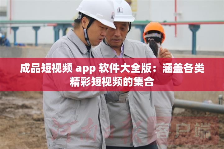 成品短视频 app 软件大全版：涵盖各类精彩短视频的集合