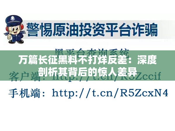 万篇长征黑料不打烊反差：深度剖析其背后的惊人差异