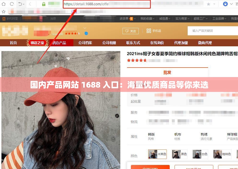 国内产品网站 1688 入口：海量优质商品等你来选