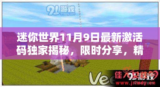 迷你世界11月9日最新激活码独家揭秘，限时分享，精彩福利不容错过！