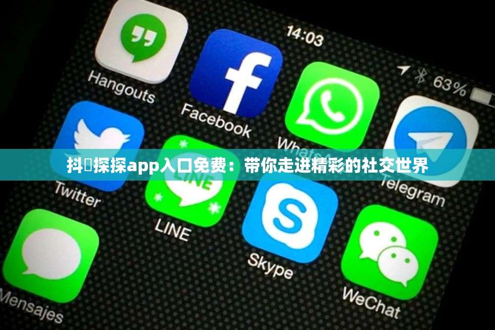 抖抈探探app入口免费：带你走进精彩的社交世界