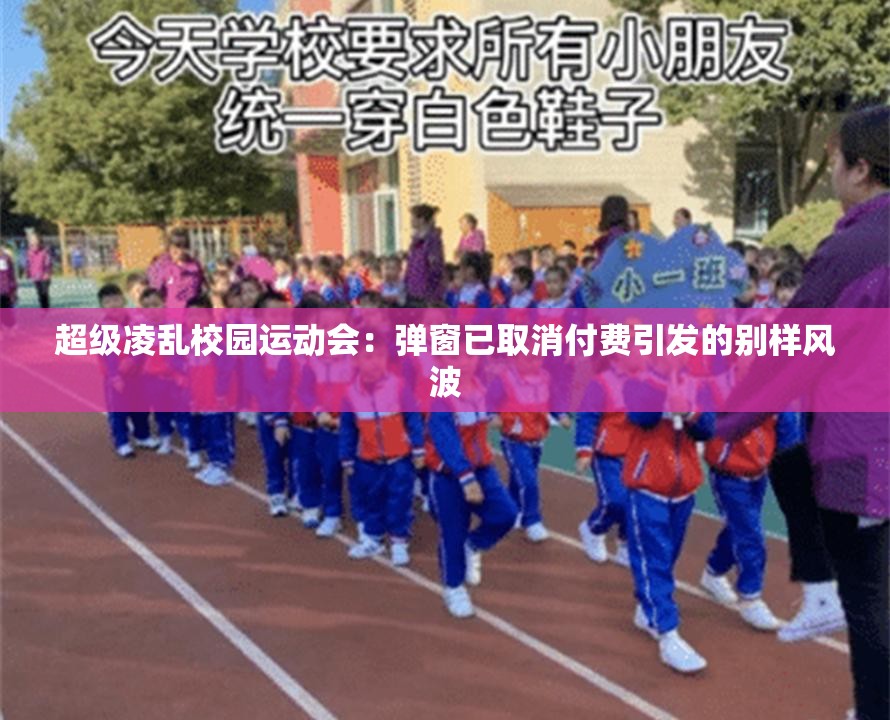 超级凌乱校园运动会：弹窗已取消付费引发的别样风波