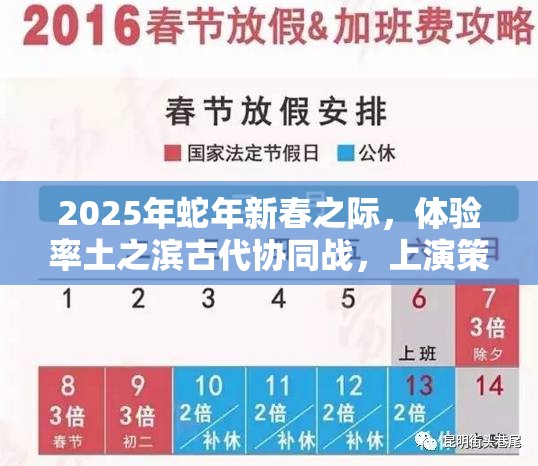 2025年蛇年新春之际，体验率土之滨古代协同战，上演策略与智慧的巅峰对决