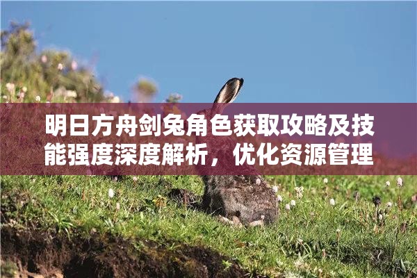 明日方舟剑兔角色获取攻略及技能强度深度解析，优化资源管理，实现高效使用并避免资源浪费