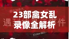 23部禽女乱录像全解析：深度揭秘背后的故事与影响，网友热议不断