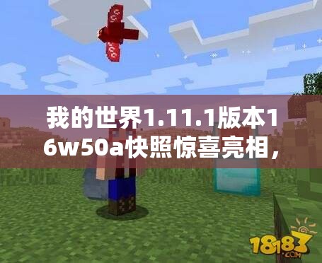 我的世界1.11.1版本16w50a快照惊喜亮相，新增内容引发玩家无限猜想？