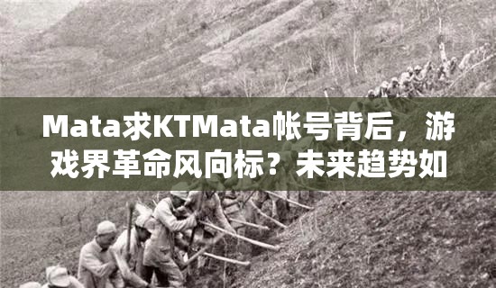 Mata求KTMata帐号背后，游戏界革命风向标？未来趋势如何预测？