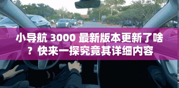 小导航 3000 最新版本更新了啥？快来一探究竟其详细内容