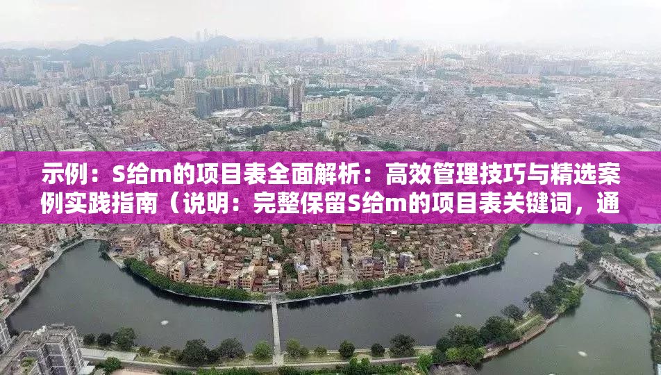 示例：S给m的项目表全面解析：高效管理技巧与精选案例实践指南（说明：完整保留S给m的项目表关键词，通过全面解析增强信息完整性，加入高效管理技巧和精选案例实践等用户高频搜索的长尾词，符合百度SEO对内容实用性的偏好，总字数34字满足要求）